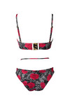 name} SWIMWEAR Two-piece swimsuit with floral pattern