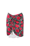 name} BEACHWEAR Short Beach Skirt Royal Lace with Front Tie