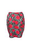 name} BEACHWEAR Short Beach Skirt Royal Lace with Front Tie