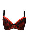 name} Bras Bra in red and black lace