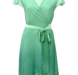 Women's Ombre Beach Dress in mint and green