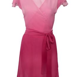 Women's Ombre Beach Dress in Peach-Pink