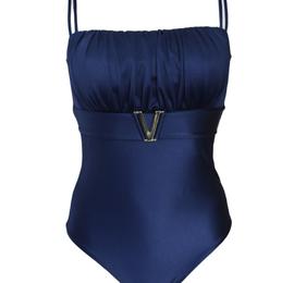 One Piece Swimsuit Navy Blue