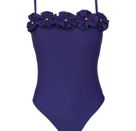 Цял бански костюм Amethyst Bloom