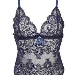 Луксозен дантелен корсаж Midnight Elegance Soft