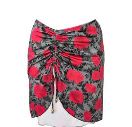 Short Beach Skirt Royal Lace with Front Tie