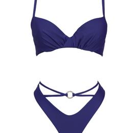 Swimsuit Amethyst Luxe with underwired cups and crystal detail