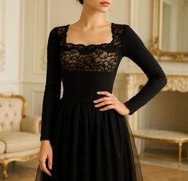 Black Tulle Skirt Bella Dona