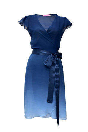 Плажна рокля Синьо Омбре