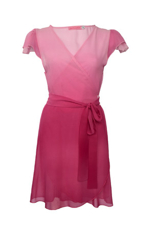 Плажна рокля Розово Омбре